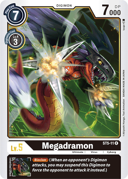 Megadramon [ST5-11] [Starter Deck: Machine Black] | Arkham Games and Comics