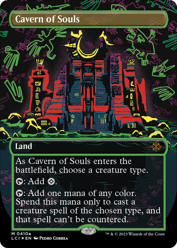 Cavern of Souls (0410a) (Borderless) [The Lost Caverns of Ixalan] | Arkham Games and Comics