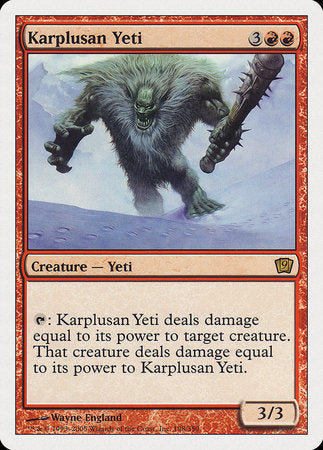Karplusan Yeti [Ninth Edition] | Arkham Games and Comics