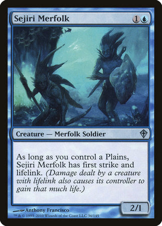 Sejiri Merfolk [Worldwake] | Arkham Games and Comics
