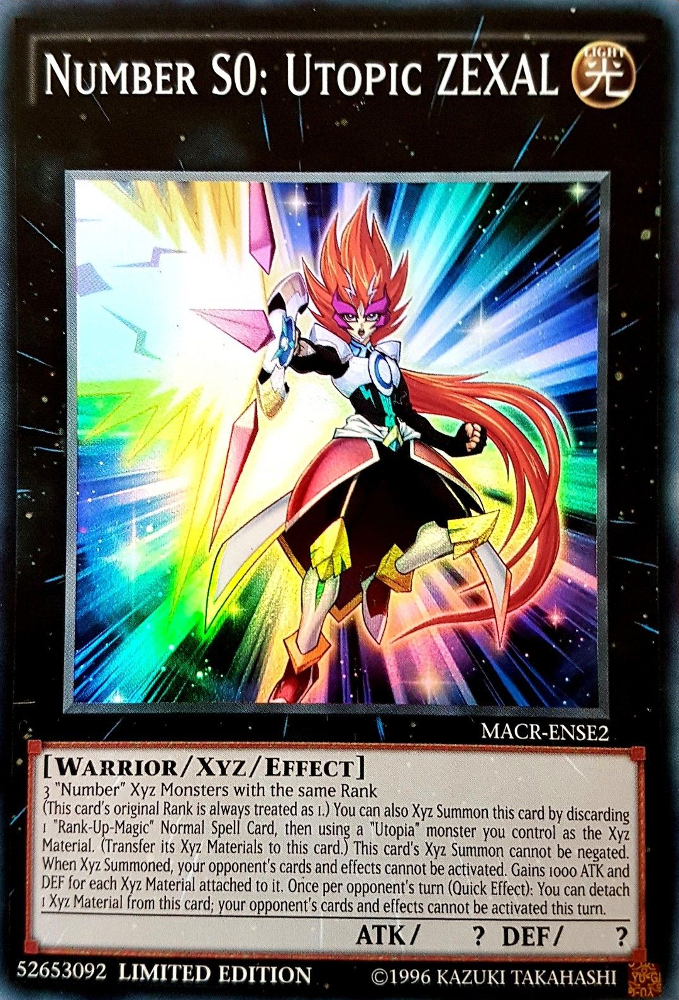 Number S0: Utopic ZEXAL [MACR-ENSE2] Super Rare | Arkham Games and Comics