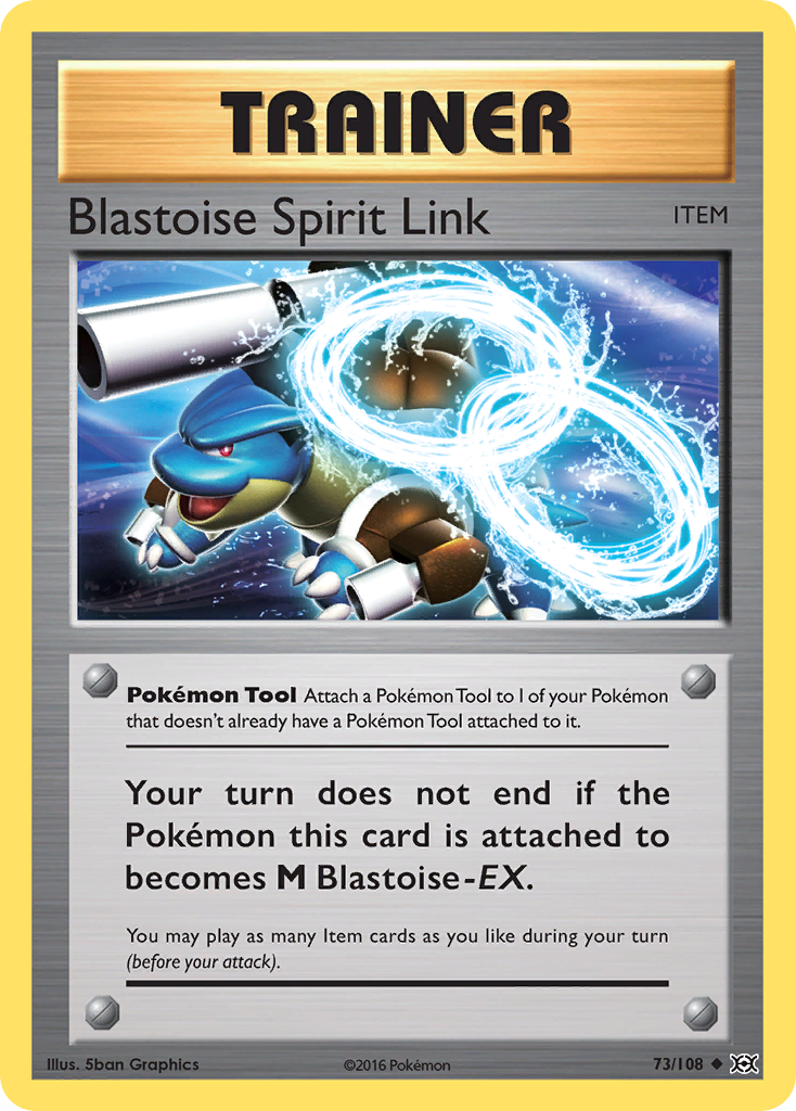 Blastoise Spirit Link (73/108) [XY: Evolutions] | Arkham Games and Comics