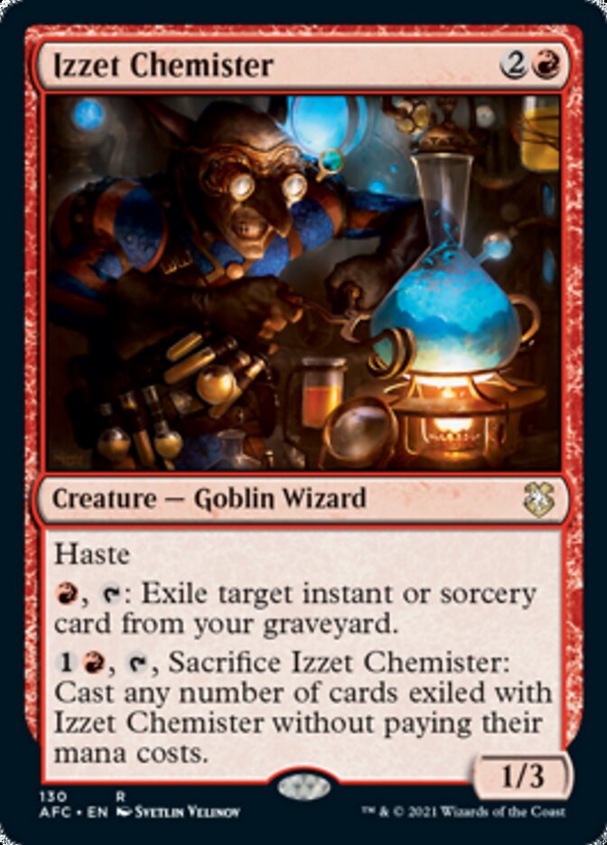 Izzet Chemister [Dungeons & Dragons: Adventures in the Forgotten Realms Commander] | Arkham Games and Comics