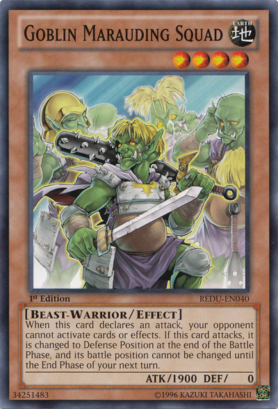 Goblin Marauding Squad [REDU-EN040] Common | Arkham Games and Comics