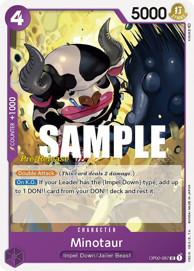 Minotaur [Paramount War Pre-Release Cards] | Arkham Games and Comics