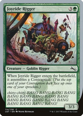 Joyride Rigger [Unstable] | Arkham Games and Comics