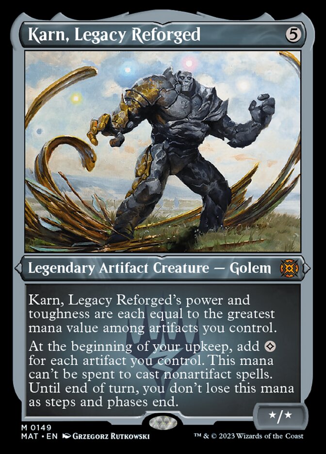 Karn, Legacy Reforged (Foil Etched) [March of the Machine: The Aftermath] | Arkham Games and Comics