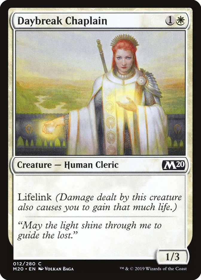 Daybreak Chaplain [Core Set 2020] | Arkham Games and Comics