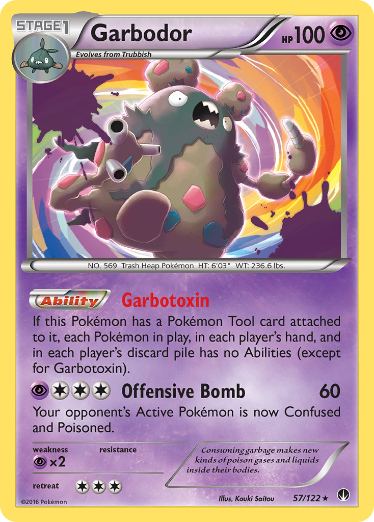 Garbodor (57/122) [XY: BREAKpoint] | Arkham Games and Comics