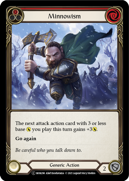 Minnowism (Red) [U-MON296] (Monarch Unlimited)  Unlimited Normal | Arkham Games and Comics