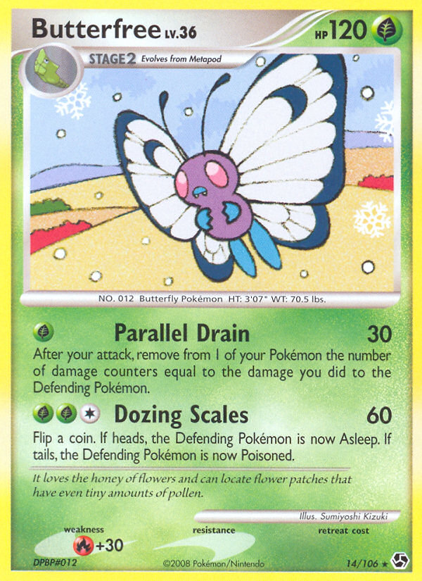 Butterfree (14/106) [Diamond & Pearl: Great Encounters] | Arkham Games and Comics