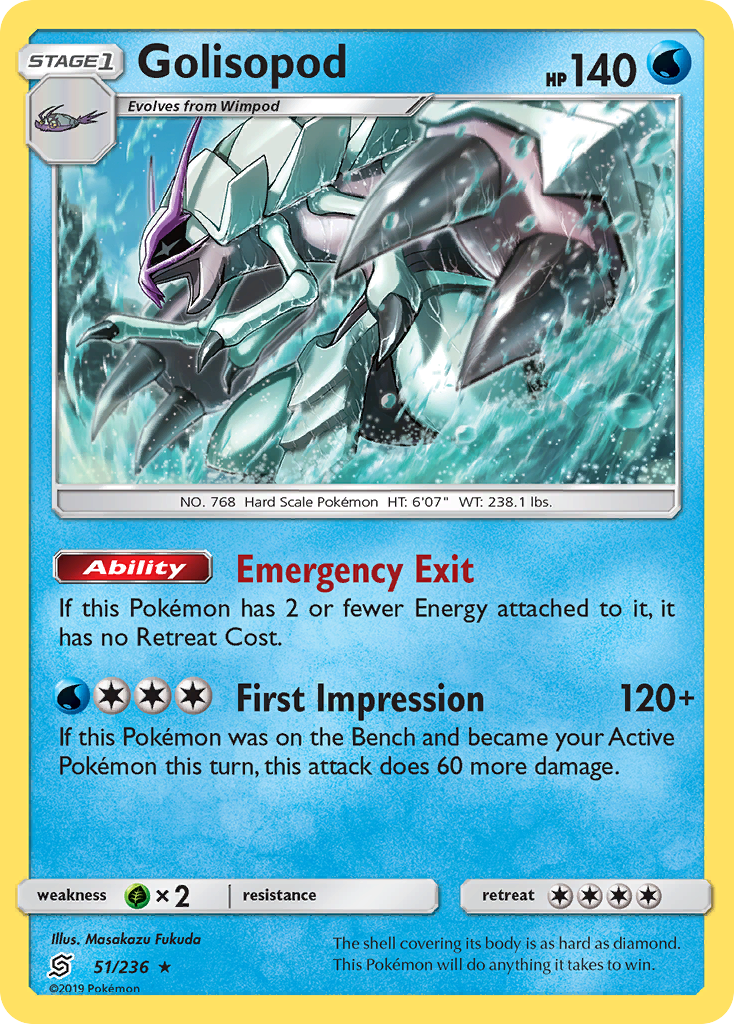 Golisopod (51/236) [Sun & Moon: Unified Minds] | Arkham Games and Comics