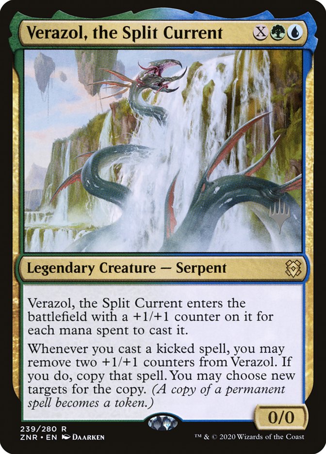 Verazol, the Split Current (Promo Pack) [Zendikar Rising Promos] | Arkham Games and Comics