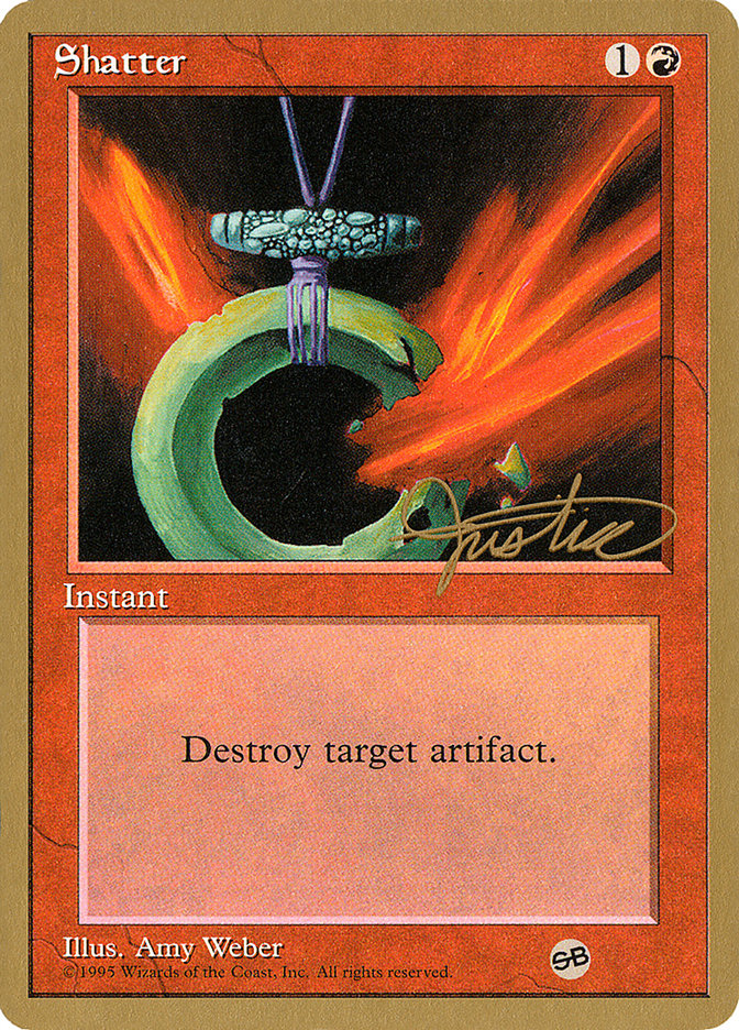 Shatter (Mark Justice) (SB) [Pro Tour Collector Set] | Arkham Games and Comics