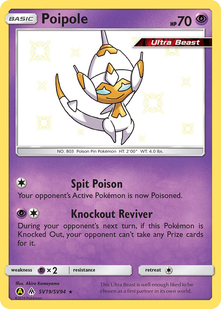 Poipole (SV19/SV94) [Sun & Moon: Hidden Fates - Shiny Vault] | Arkham Games and Comics