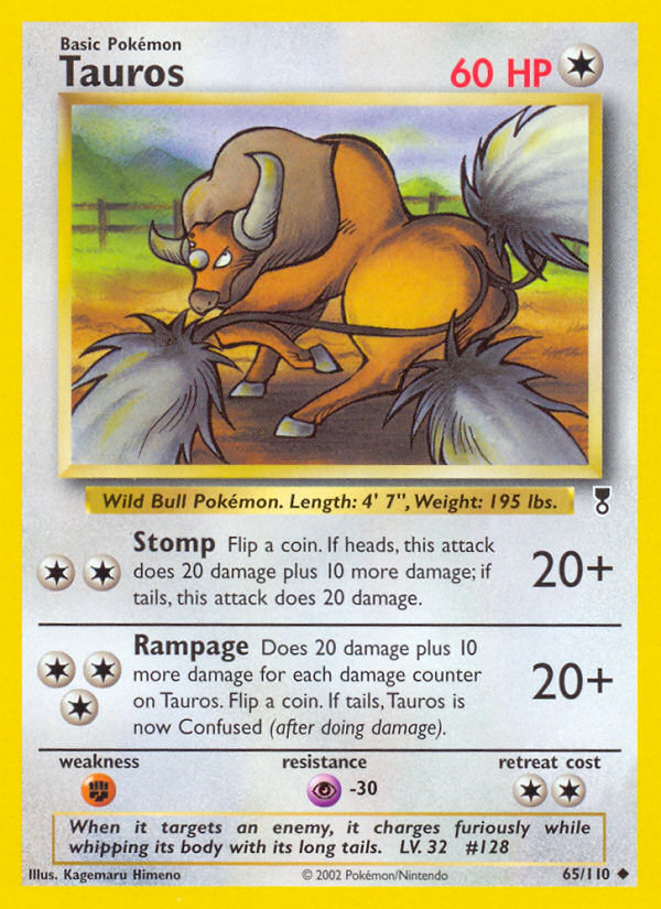 Tauros (65/110) [Legendary Collection] | Arkham Games and Comics