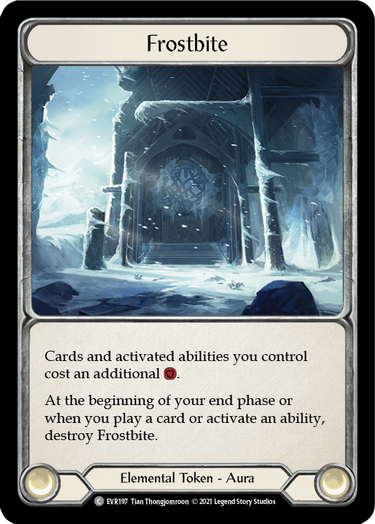 Frostbite [EVR197] (Everfest)  1st Edition Rainbow Foil | Arkham Games and Comics