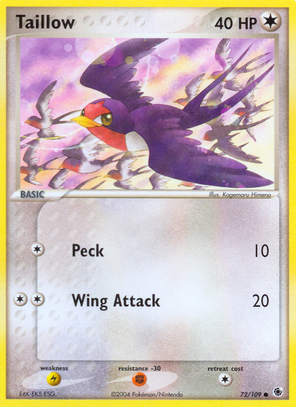 Taillow (72/109) [EX: Ruby & Sapphire] | Arkham Games and Comics