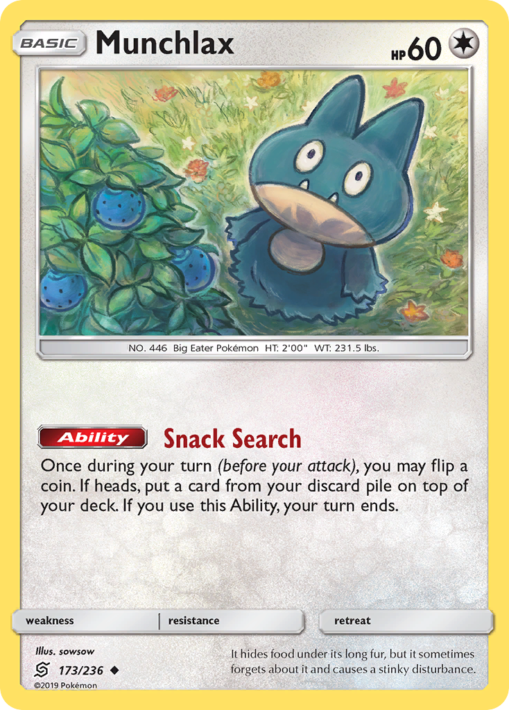 Munchlax (173/236) [Sun & Moon: Unified Minds] | Arkham Games and Comics