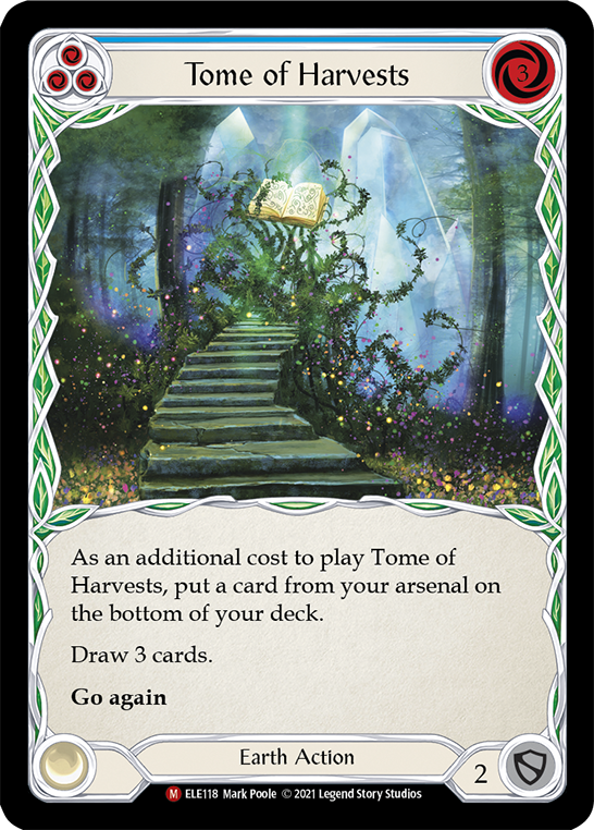 Tome of Harvests [ELE118] (Tales of Aria)  1st Edition Rainbow Foil | Arkham Games and Comics