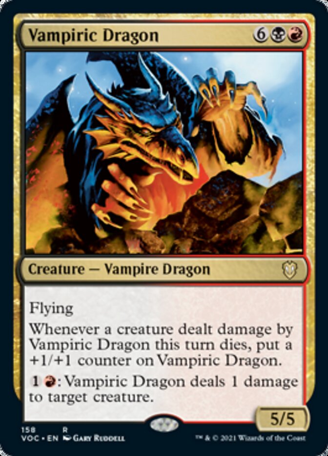 Vampiric Dragon [Innistrad: Crimson Vow Commander] | Arkham Games and Comics