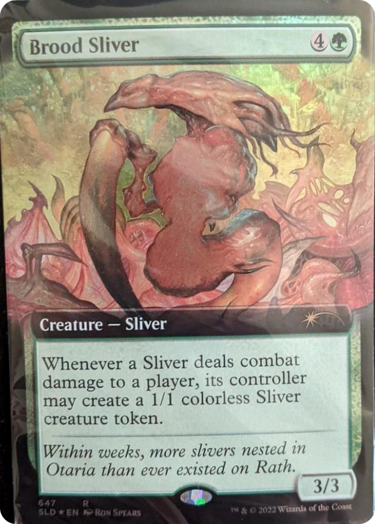 Brood Sliver (Extended Art) [Secret Lair Drop Promos] | Arkham Games and Comics