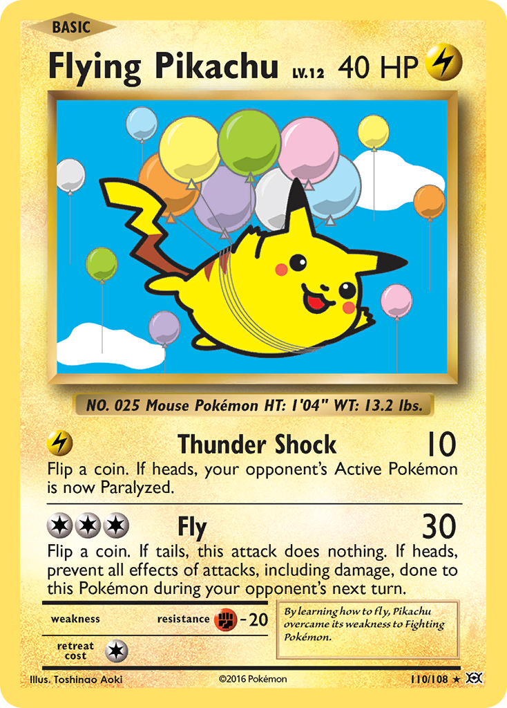 Flying Pikachu (110/108) [XY: Evolutions] | Arkham Games and Comics