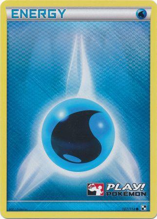 Water Energy (107/114) (Play Pokemon Promo) [Black & White: Base Set] | Arkham Games and Comics