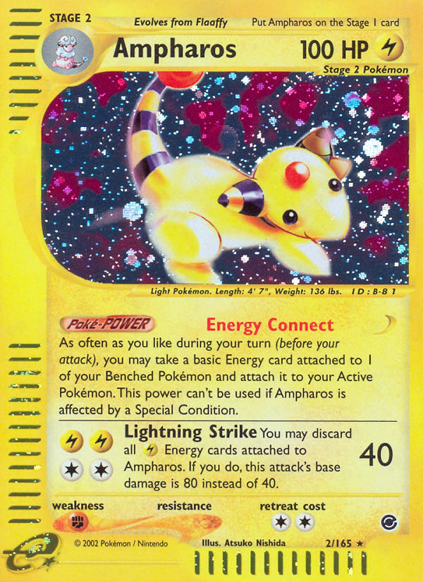 Ampharos (2/165) [Expedition: Base Set] | Arkham Games and Comics