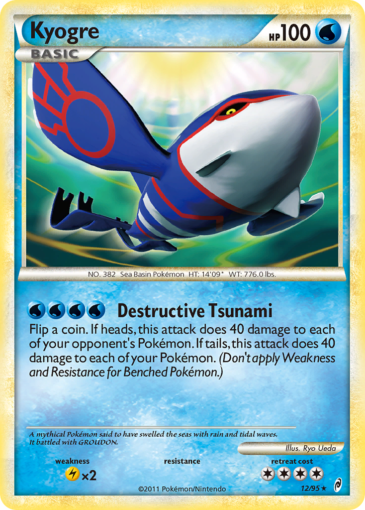 Kyogre (12/95) [HeartGold & SoulSilver: Call of Legends] | Arkham Games and Comics