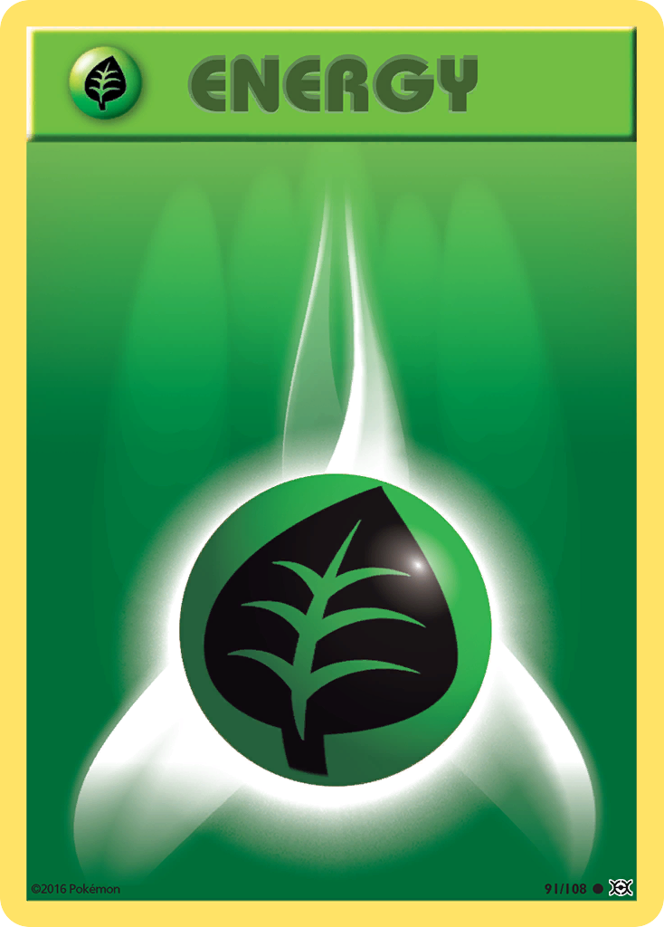 Grass Energy (91/108) [XY: Evolutions] | Arkham Games and Comics