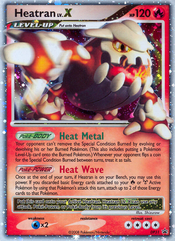 Heatran LV.X (DP31) [Diamond & Pearl: Black Star Promos] | Arkham Games and Comics