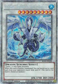 Trishula, Dragon of the Ice Barrier (Starlight Rare) [BLVO-EN100] Starlight Rare | Arkham Games and Comics