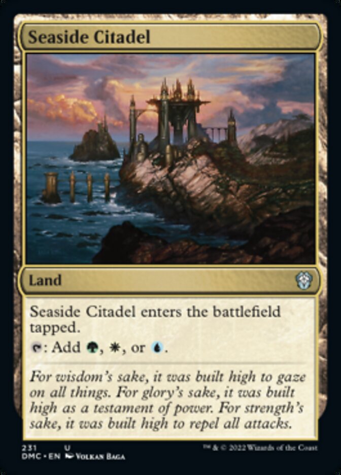 Seaside Citadel [Dominaria United Commander] | Arkham Games and Comics