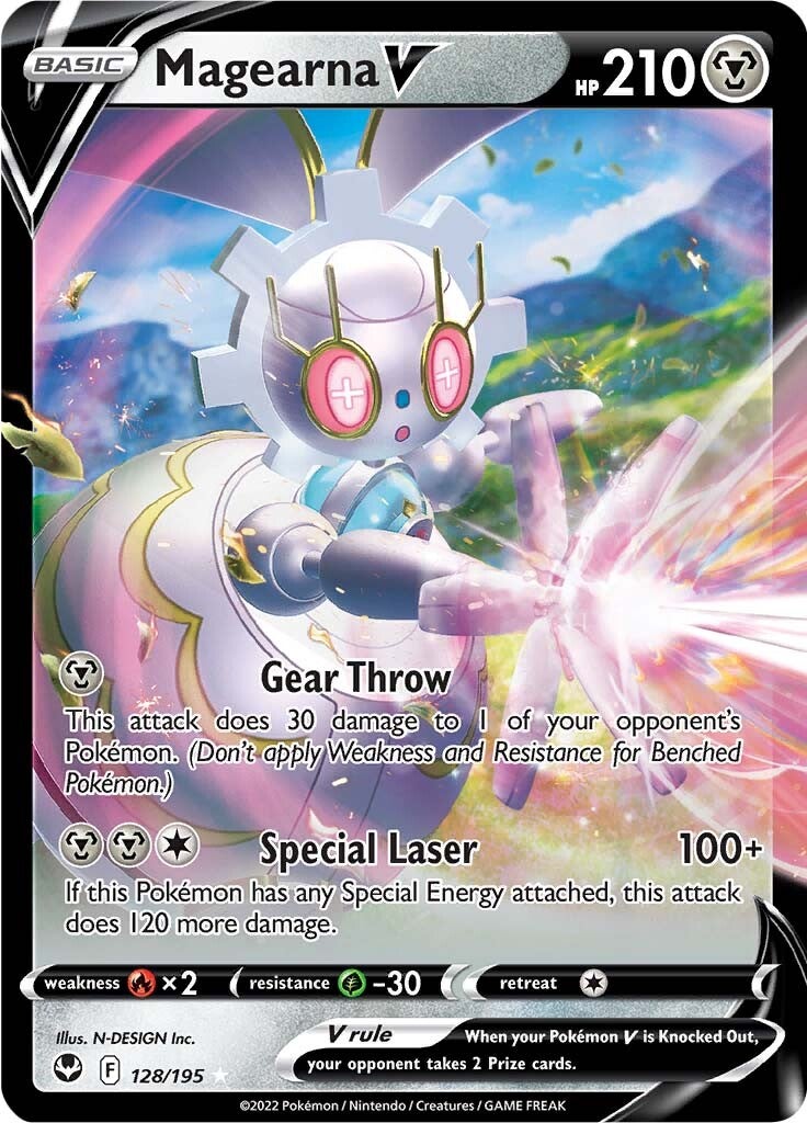 Magearna V (128/195) [Sword & Shield: Silver Tempest] | Arkham Games and Comics