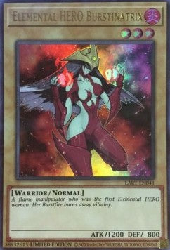 Elemental HERO Burstinatrix [LART-EN041] Ultra Rare | Arkham Games and Comics