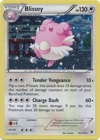 Blissey (81/119) (Cosmos Holo) [XY: Phantom Forces] | Arkham Games and Comics
