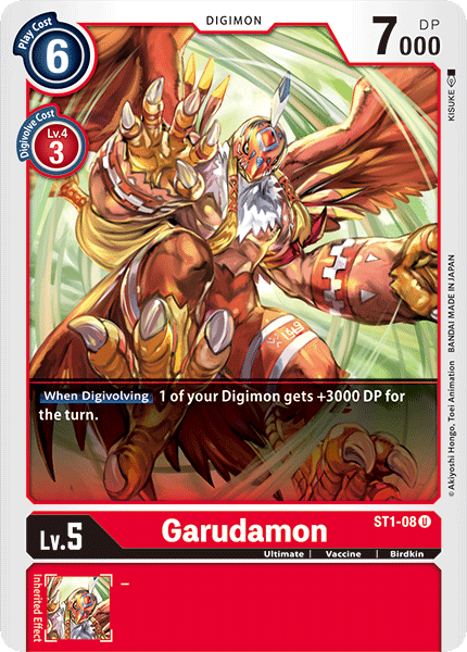 Garudamon [ST1-08] [Starter Deck: Gaia Red] | Arkham Games and Comics