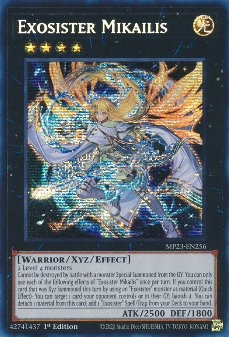 Exosister Mikailis [MP23-EN256] Prismatic Secret Rare | Arkham Games and Comics