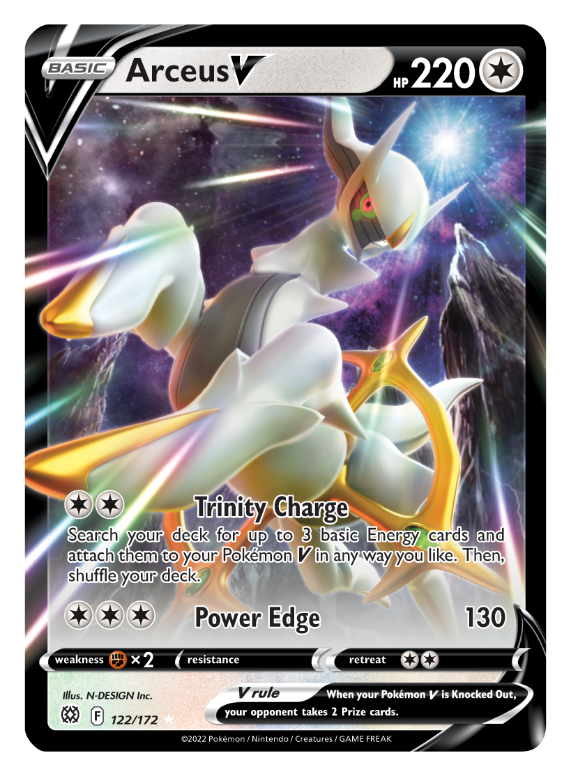 Arceus V (122/172) [Sword & Shield: Brilliant Stars] | Arkham Games and Comics