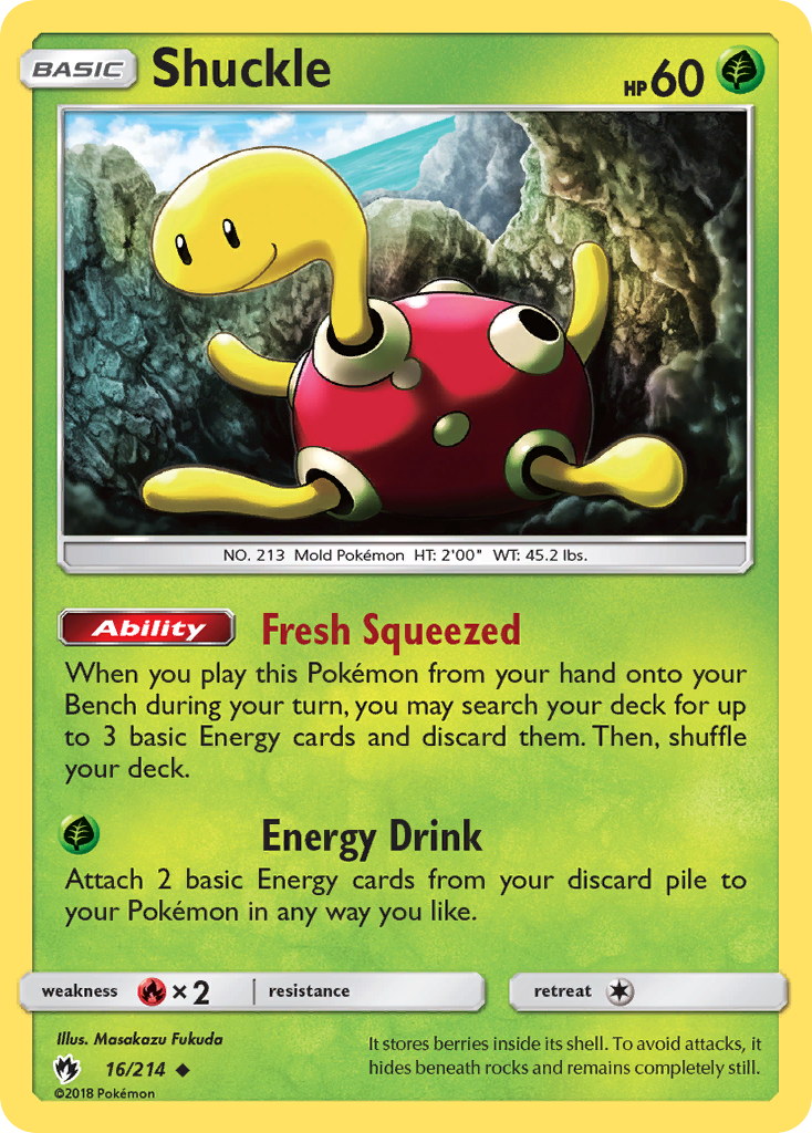 Shuckle (16/214) [Sun & Moon: Lost Thunder] | Arkham Games and Comics