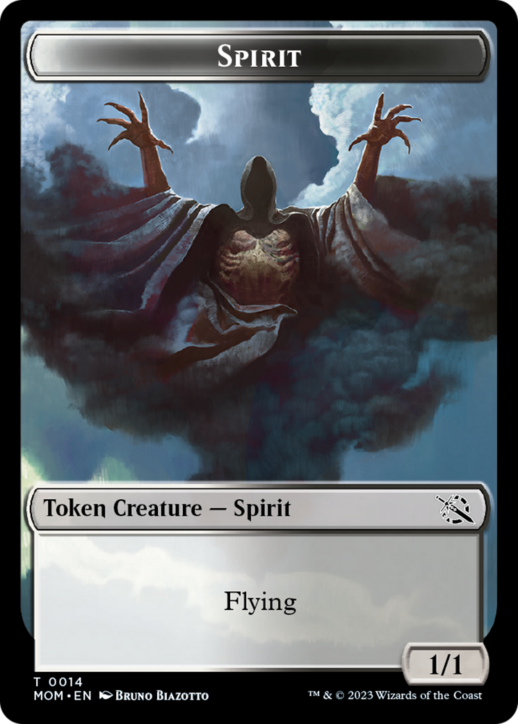 Spirit Token [March of the Machine Tokens] | Arkham Games and Comics