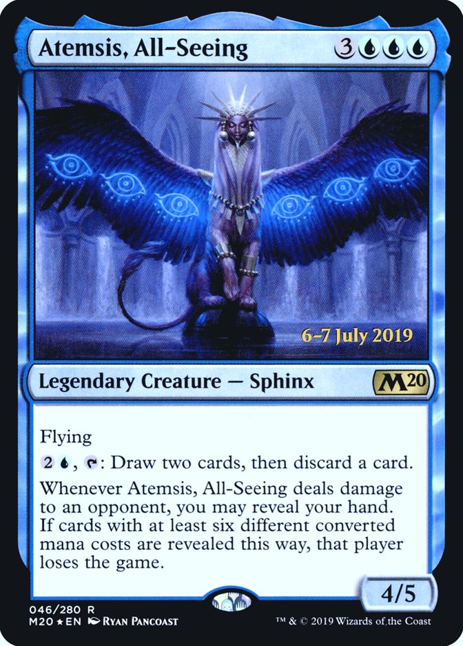 Atemsis, All-Seeing  [Core Set 2020 Prerelease Promos] | Arkham Games and Comics