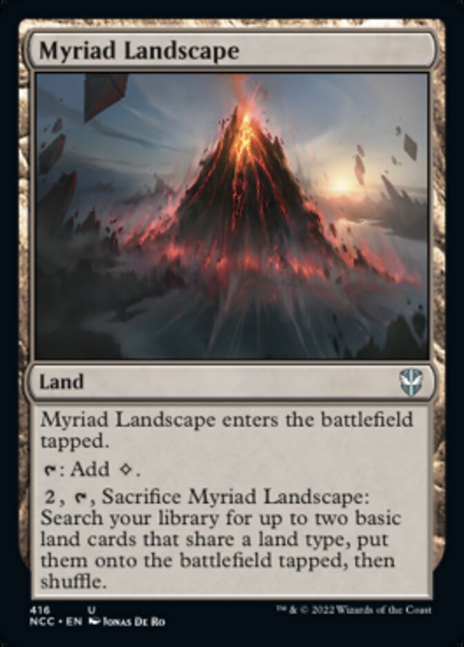 Myriad Landscape [Streets of New Capenna Commander] | Arkham Games and Comics