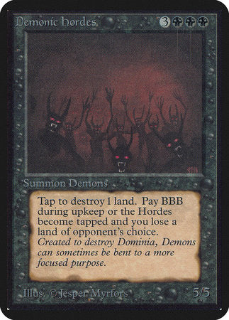 Demonic Hordes [Limited Edition Alpha] | Arkham Games and Comics
