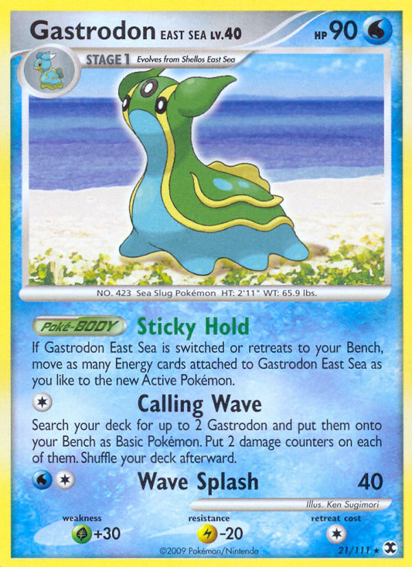 Gastrodon East Sea (21/111) [Platinum: Rising Rivals] | Arkham Games and Comics