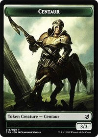 Centaur // Egg Double-sided Token [Commander 2019 Tokens] | Arkham Games and Comics