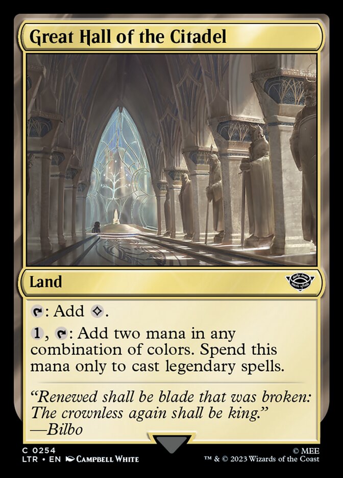 Great Hall of the Citadel [The Lord of the Rings: Tales of Middle-Earth] | Arkham Games and Comics