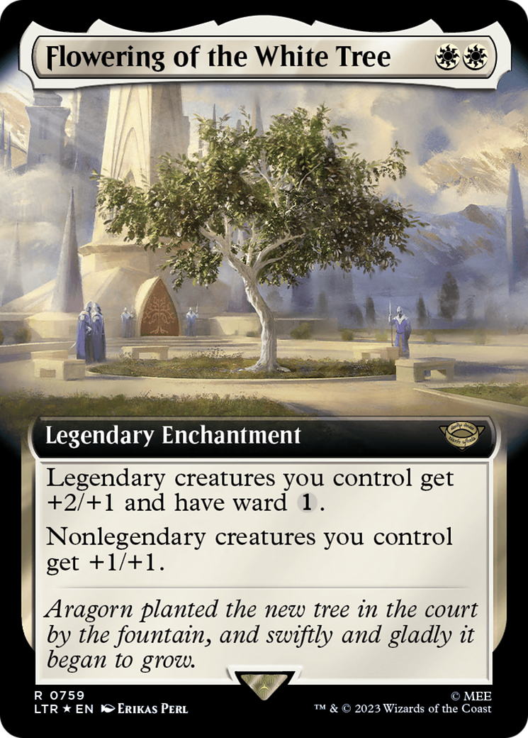 Flowering of the White Tree (Extended Art) (Surge Foil) [The Lord of the Rings: Tales of Middle-Earth] | Arkham Games and Comics