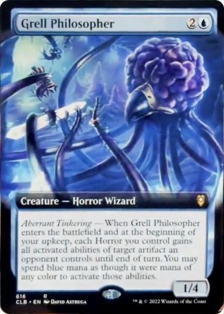 Grell Philosopher (Extended Art) [Commander Legends: Battle for Baldur's Gate] | Arkham Games and Comics